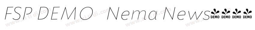 FSP DEMO   Nema News字体转换